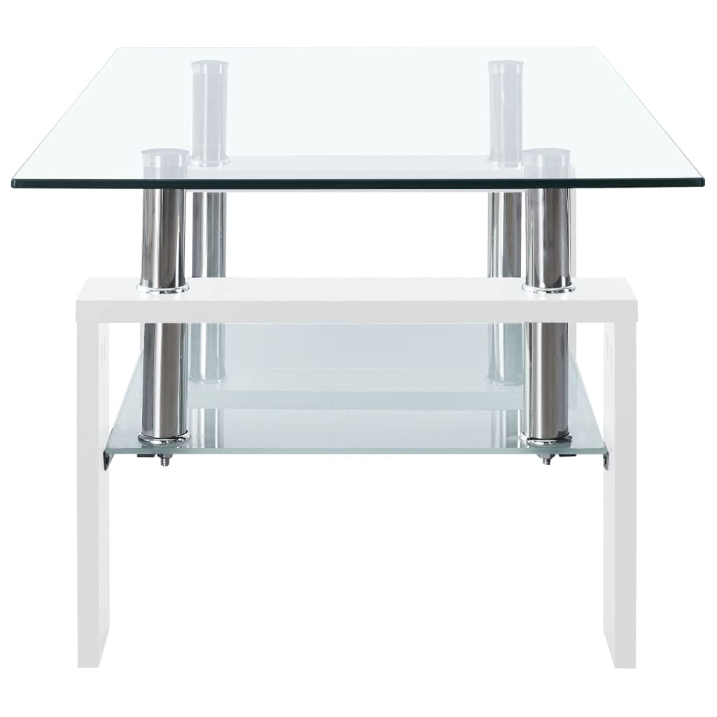 Modern Tempered Glass Coffee Table - 37.4