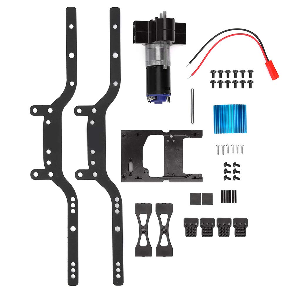 WNSC Durable Metal RC Car Frame & Motor for MN90 - High-Performance Anti-Wear Replacement Parts for RC Racing & Off-Road Bashing