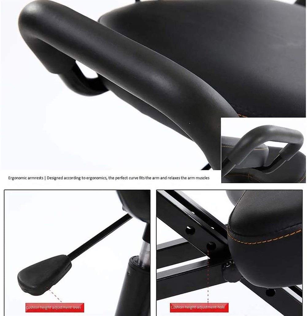 Ergonomic Kneeling Chair with Back Support - Posture Correcting Office & Home Computer Chair for Healthy Sitting - Ideal for Studying, Writing & Desk Work