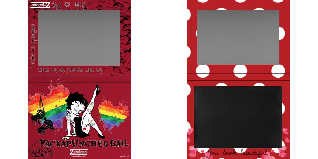 Custom Extra Large Z Palette - Magnetic Makeup Palette for Eyeshadows & Blush - Perfect for Professional Makeup Artists & Travel