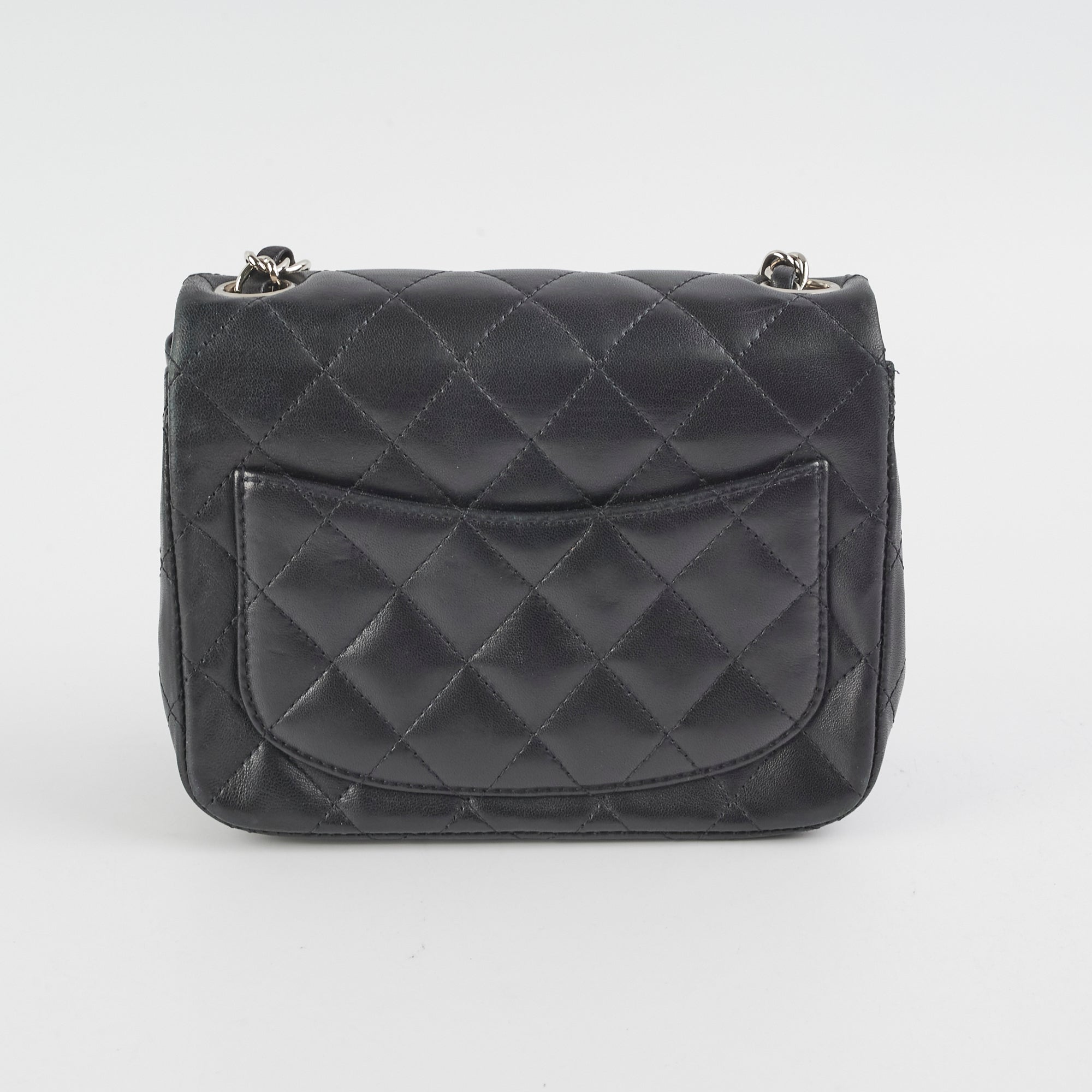Chanel Classic Flap Square Lambskin Black Handbag - Luxury Designer Crossbody Bag for Women | Perfect for Evening Events, Parties & Special Occasions