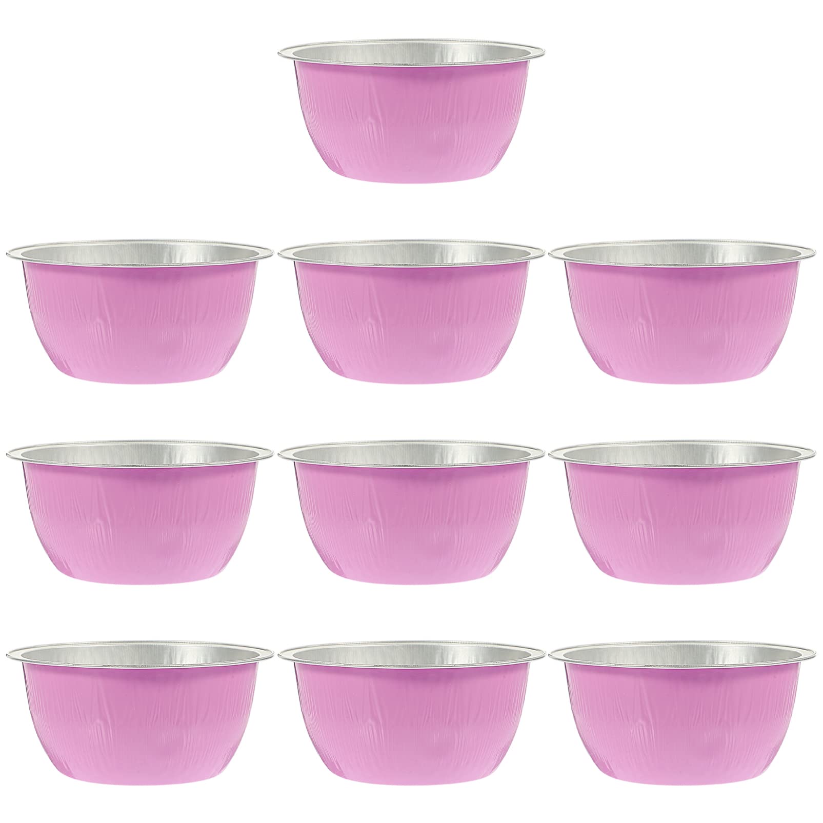 SOLUSTRE 10-Piece Aluminum Wax Melting Pot Set - Candle Wax Warmer Bowl, Hair Wax Heater, Chocolate Melting Pot for DIY Candles, Wax Beans & Beauty Salon Use (Includes Mixing Bowls & Foil Liners) - Perfect for Home Spa, Candle Making & Chocolate Dipping