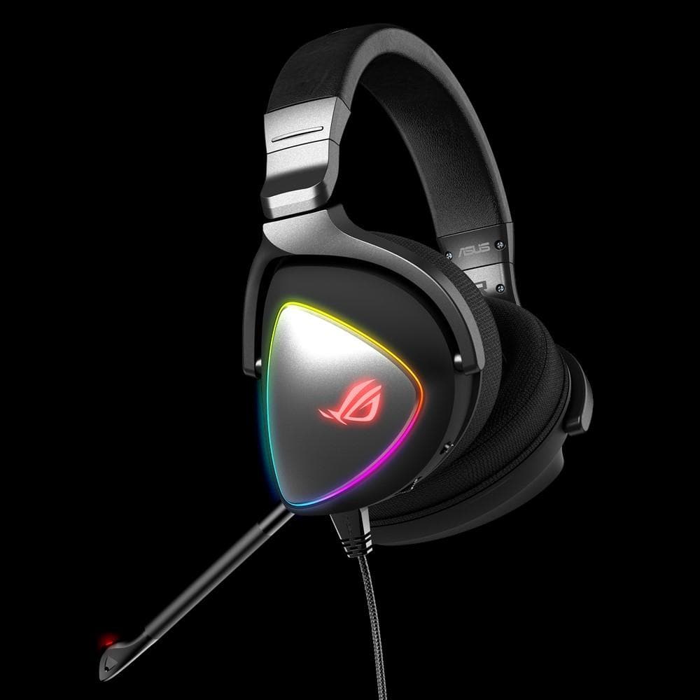 ASUS ROG Delta S Type-C Gaming Headset with Hi-Res ESS DAC, RGB Lighting & 7.1 Surround Sound - Perfect for PC, PS5, Xbox & Mobile Gaming