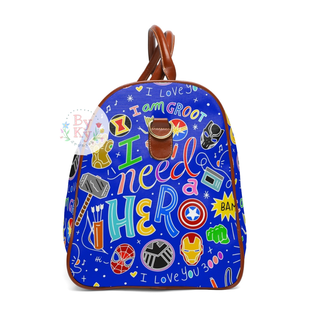 PREORDER: Avengers Marvel Waterproof Duffle Bag - Hero Edition | Gym, Travel & Sports Gear for Men & Women | Superhero Themed Water-Resistant Carryall