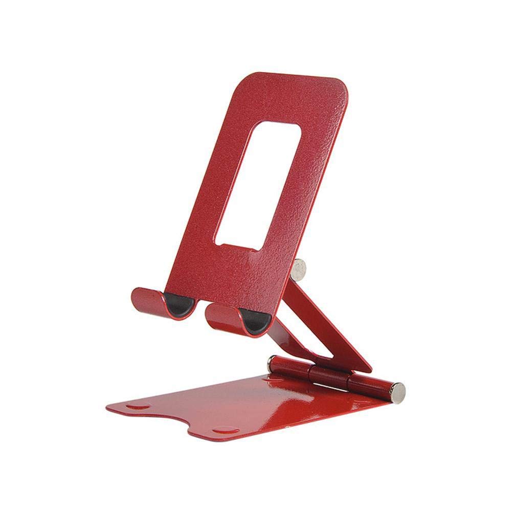 Jenny Watson Universal All-Metal Phone & Tablet Stand - Adjustable Folding Lazy Holder for Desk, Table, Bed - Perfect for Watching Videos, Reading & Hands-Free Calling (Aluminum)