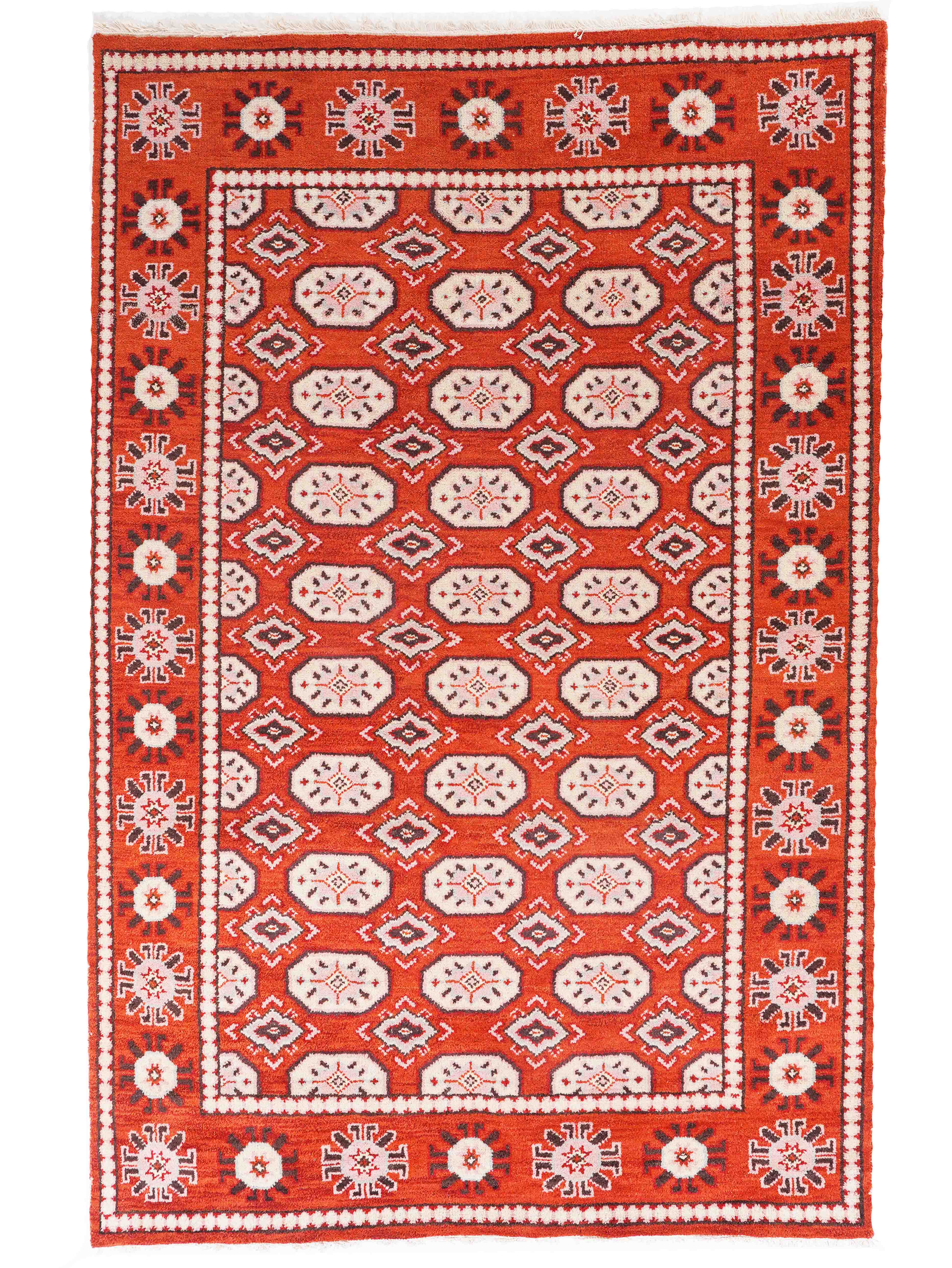 Handmade Bakhtiari Afghan Rug - Premium Hand Knotted Wool Carpet for Living Room, Bedroom & Home Decor
