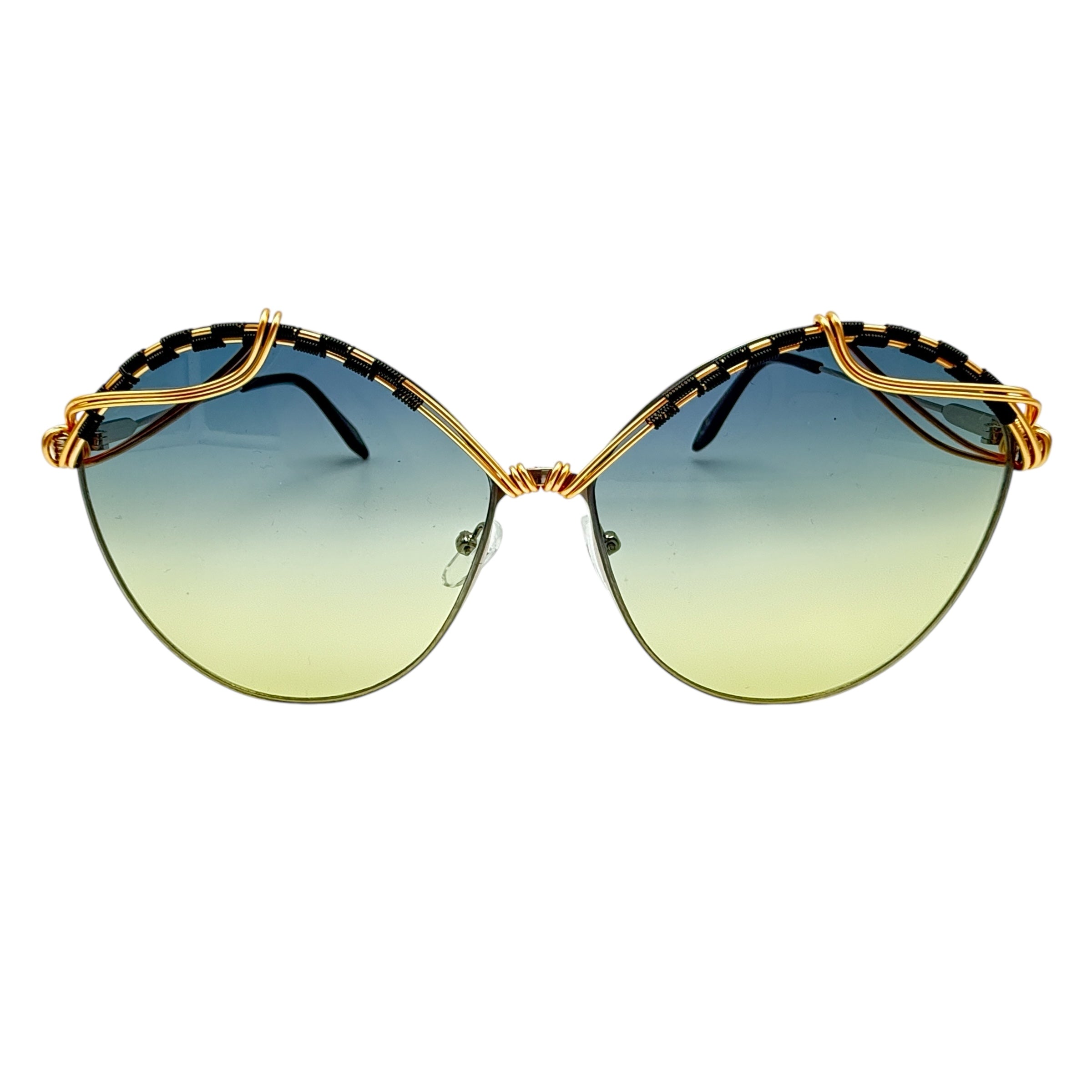 OPUS Oversized Round Sunglasses for Women - UV400 Protection, Polarized Lenses, Fashionable Retro Style - Perfect for Beach, Driving & Outdoor Activities