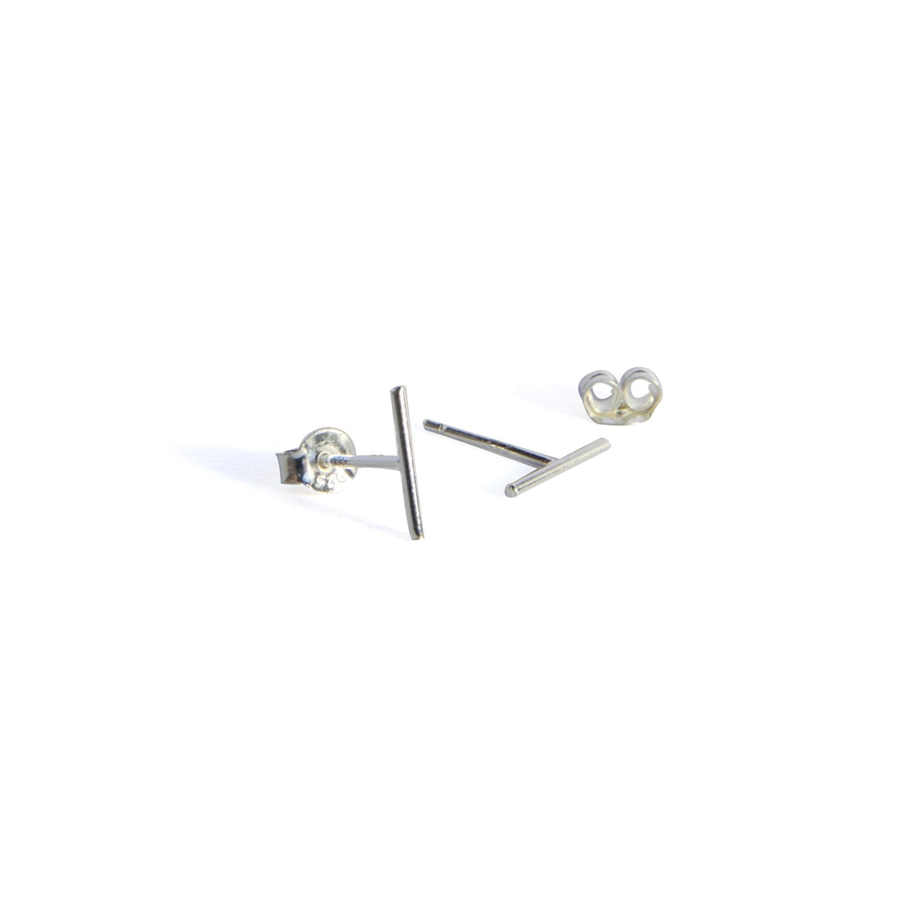 Medium Skinny Bar Studs - Dainty Gold & Silver Earrings for Women | Perfect for Everyday Wear, Parties & Gifting