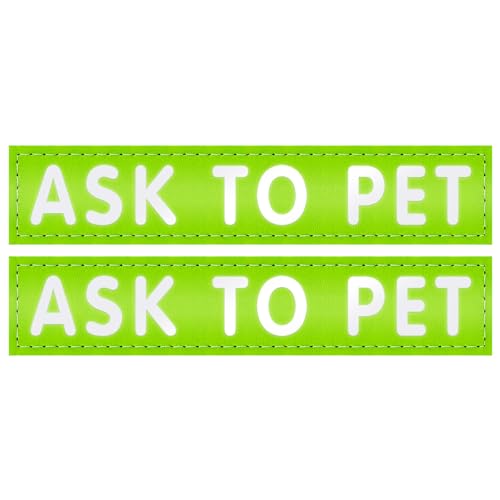 Ask To Pet (2 Pack Green)