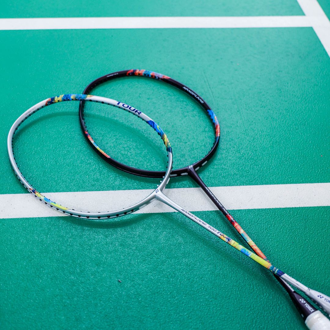Yonex Nanoflare 700 Tour Badminton Racket (Silver/Sky Blue) - Professional Lightweight Racquet for Competitive Play & Training