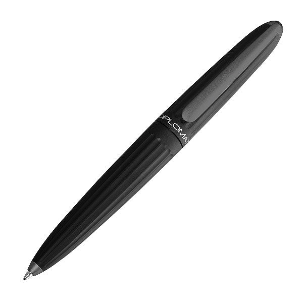 Diplomat Aero Black Ballpoint Pen - Premium Writing Instrument for Office, Business & Gifts - Smooth Ink Flow & Ergonomic Design