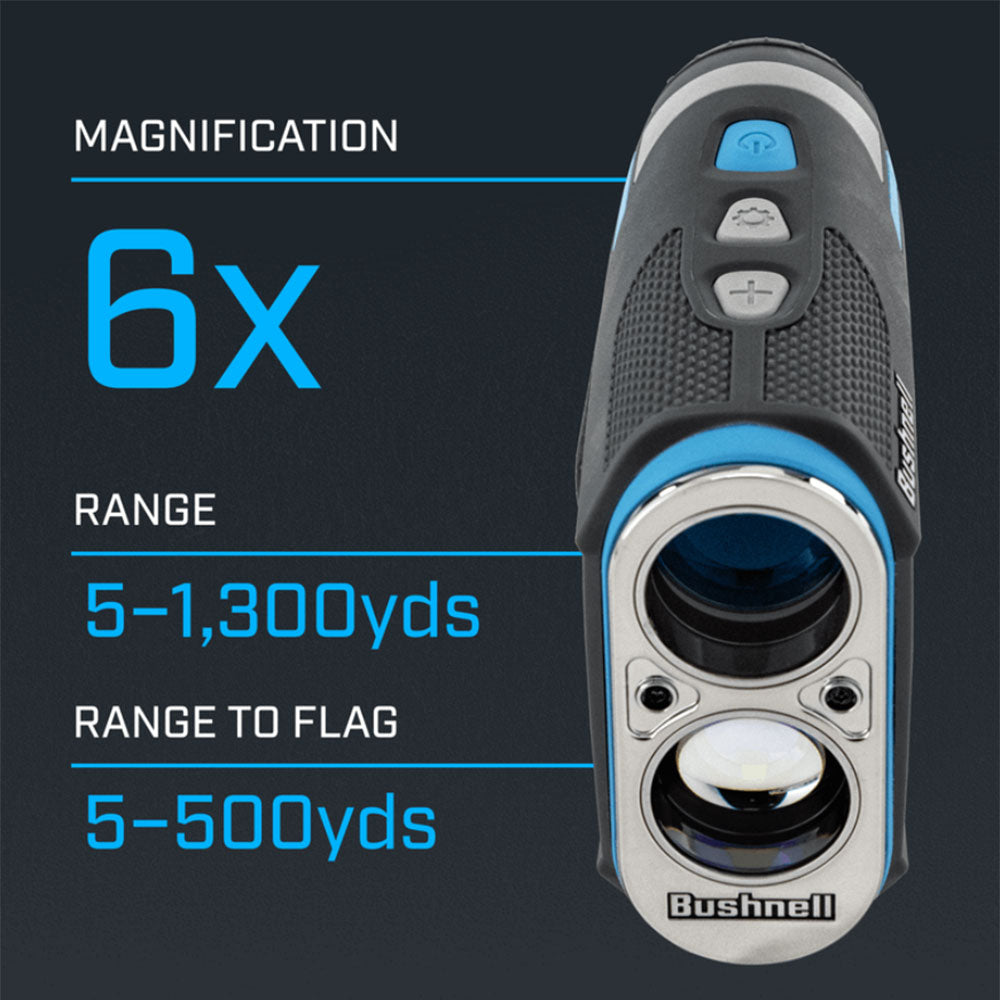 Bushnell Tour Hybrid Laser Rangefinder with Slope Technology - Golf GPS & Distance Measuring Device for Accurate Yardage - Perfect for Golf Tournaments & Practice Sessions
