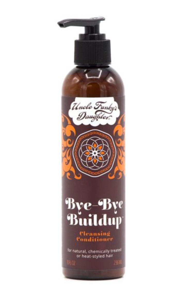Uncle Funky's Bye Bye Buildup Cleansing Conditioner - 8 fl.oz. | Clarifying Hair Treatment for Curly & Natural Hair | Perfect for Post-Workout & Swim Hair Care
