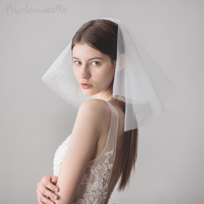 Callissa Veil - Elegant Bridal Wedding Veil for Bride | Perfect for Church Ceremony, Outdoor Wedding & Photography