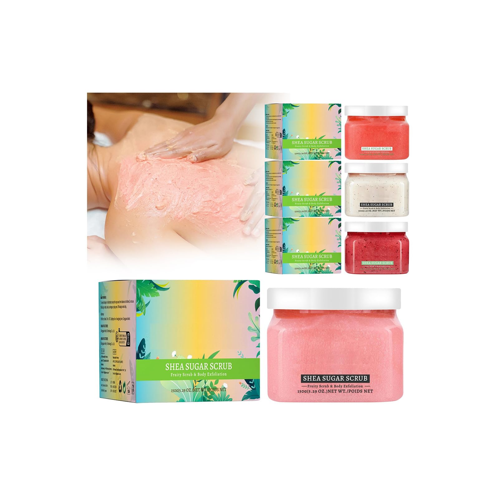 Best Body Scrubs & Fruit Scrubs for Dry Skin - Ultra Moisturizing & Exfoliating Scrub to Nourish & Smooth Dull, Rough Skin - Perfect for Spa Day, Self-Care Routine & At-Home Skincare