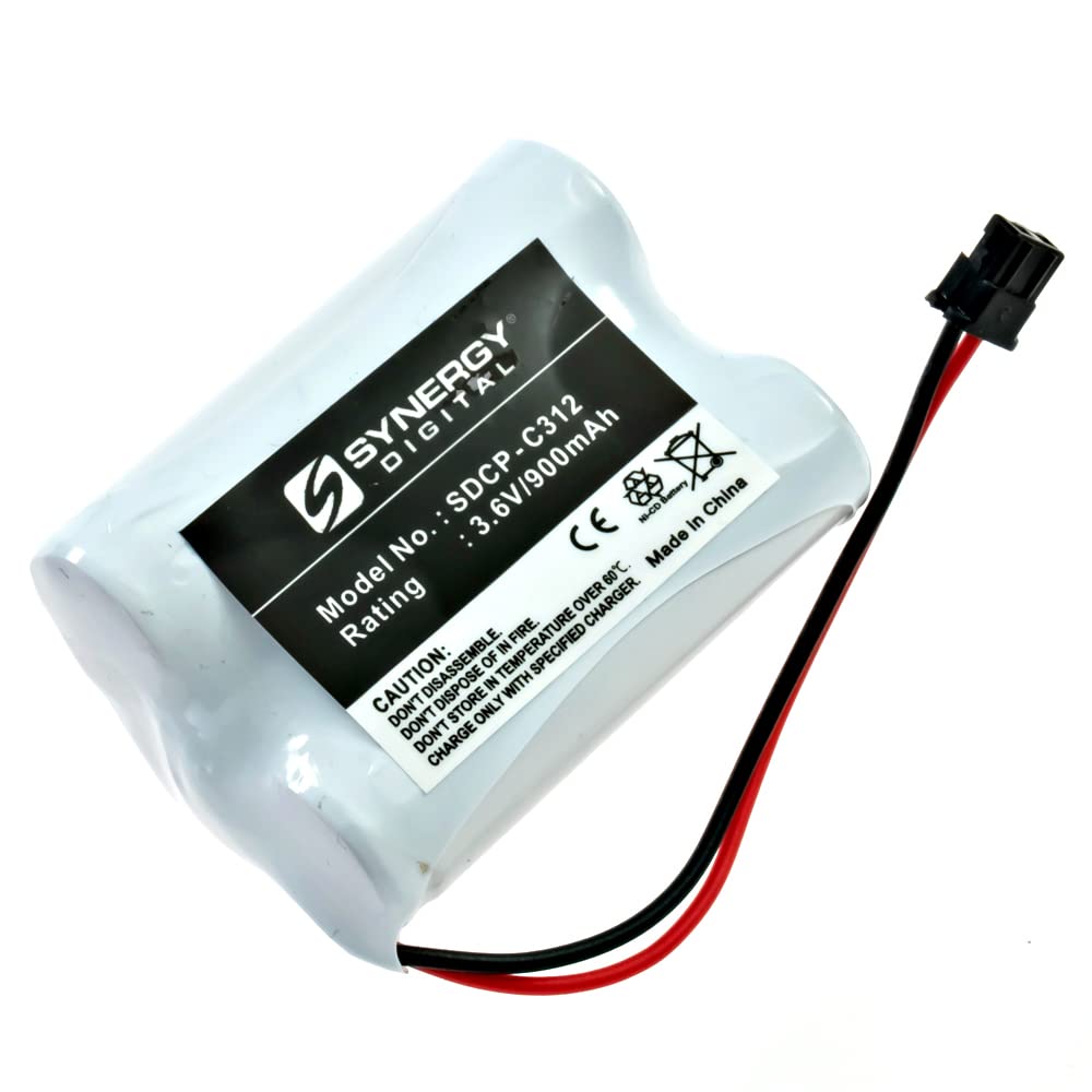 Synergy Digital Rechargeable Cordless Phone Batteries - 2 Pack Ni-CD 3.6V 900mAh Replacement for Sony BP-T38 | Long Lasting Power for Home & Office Phones | Perfect for Panasonic, AT&T, VTech & More Cordless Handsets