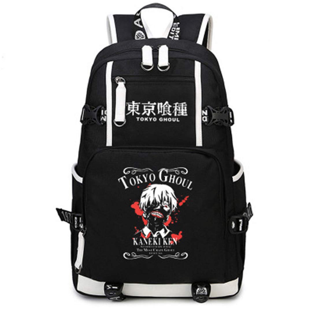 Tokyo Ghoul Anime Backpack for School, College & Travel - Lightweight Daypack Bookbag with Adjustable Straps - Perfect for Students, Cosplay & Everyday Use