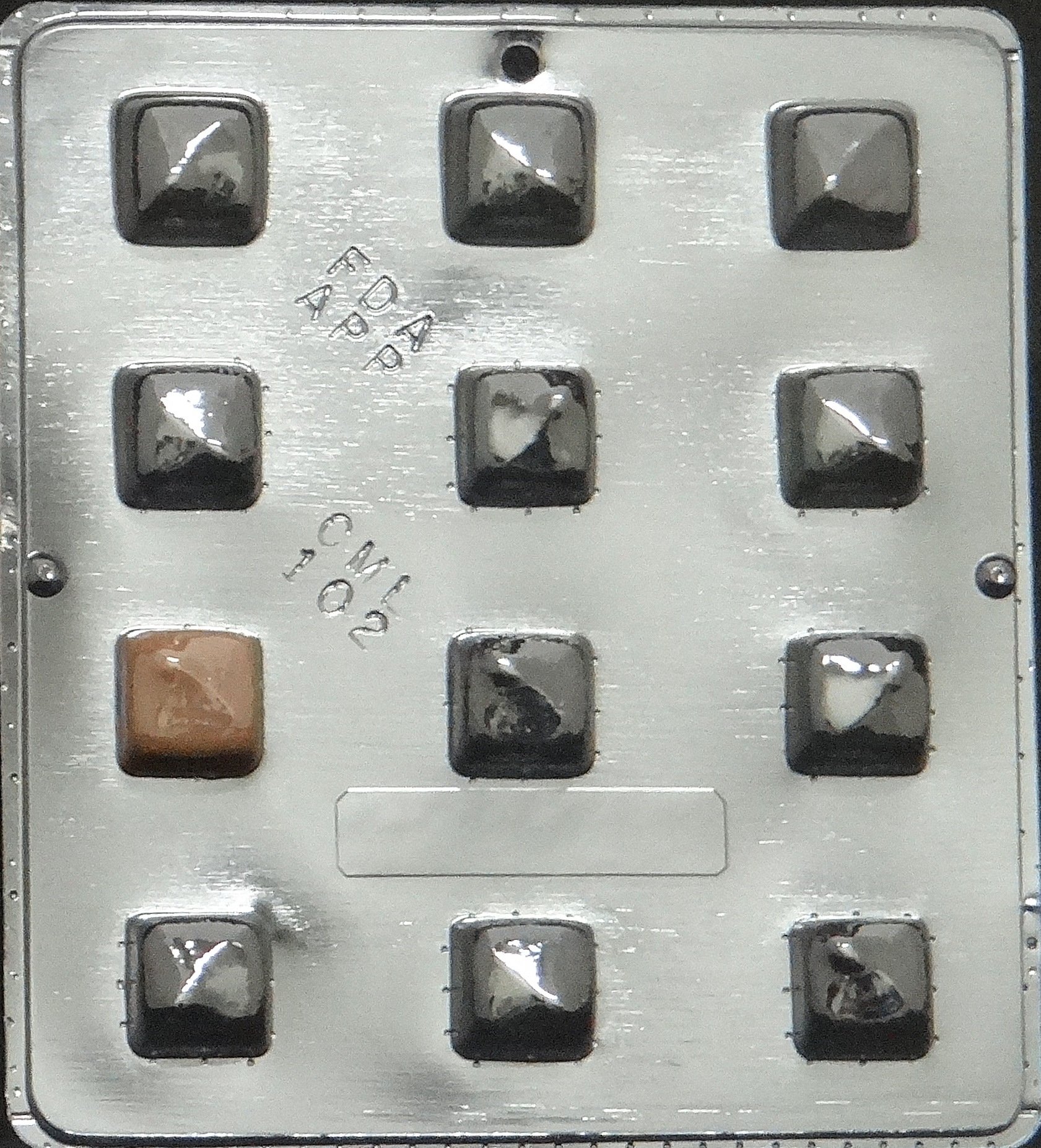 Caramel Bite Size Chocolate Candy Mold - 102 Cavity Silicone Mold for Homemade Candy Making, Baking & DIY Desserts - Perfect for Parties, Gifts & Holiday Treats
