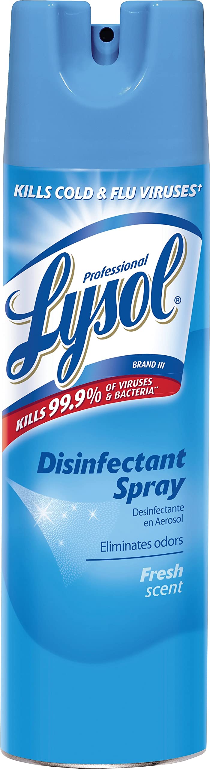 Lysol Disinfectant Spray - Fresh Scent, 19oz | Kills 99.9% of Germs & Viruses | Perfect for Home, Office & Travel Sanitizing