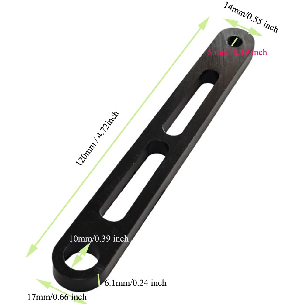 2 Pack Motorcycle LED Pod Mounting Bracket - Rear View Mirror Mount Holder Arm Extender for Fog Lights & Spotlights - Compatible with e-Bike, ATV, UTV & Motorbike - Perfect for Night Riding & Off-Road Adventures