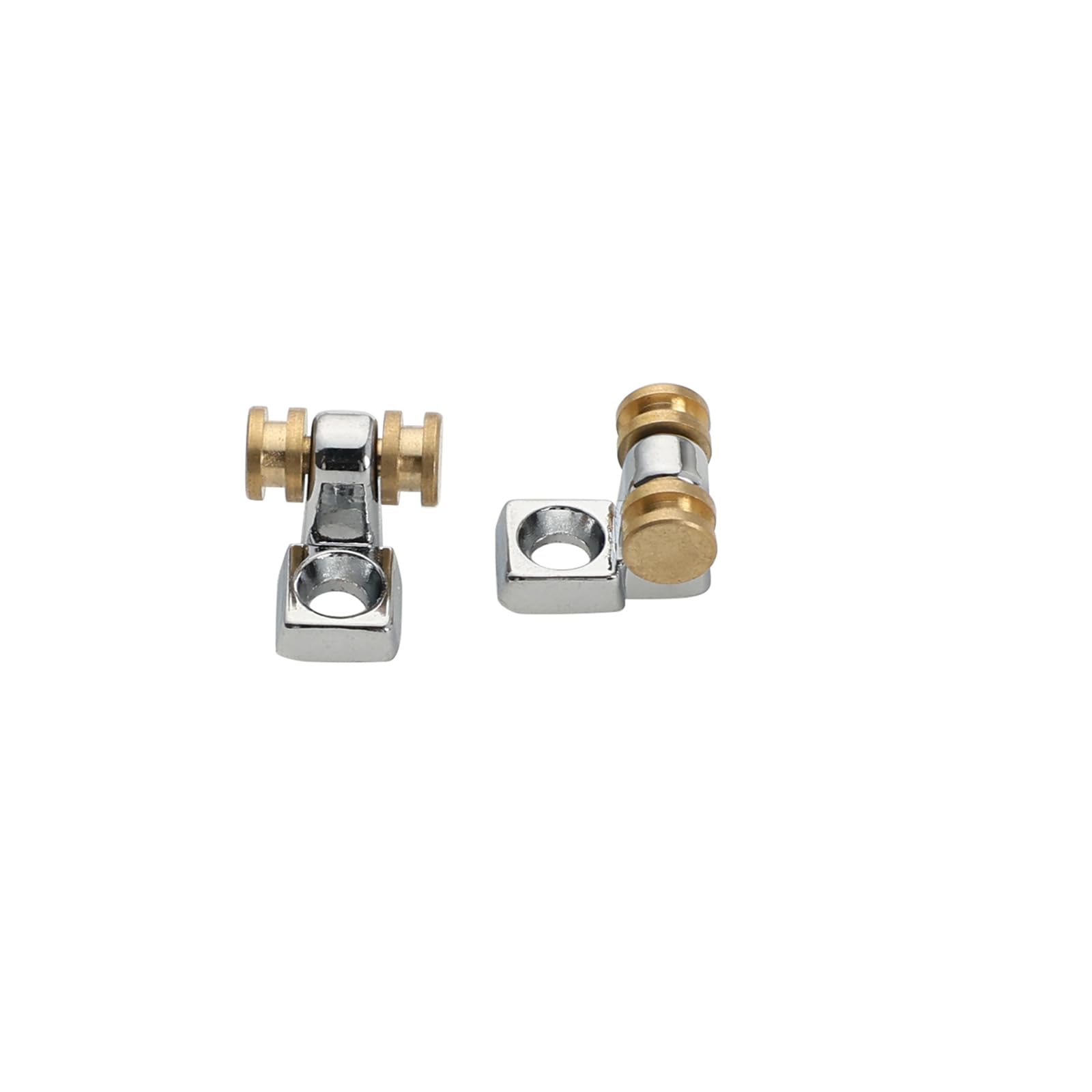 2 PCS Chrome Roller String Retainer Trees for Electric Guitar - Smooth String Guide for Stratocaster, Telecaster - Perfect for Reducing Friction & Enhancing Tuning Stability in Live Performances & Studio Recordings