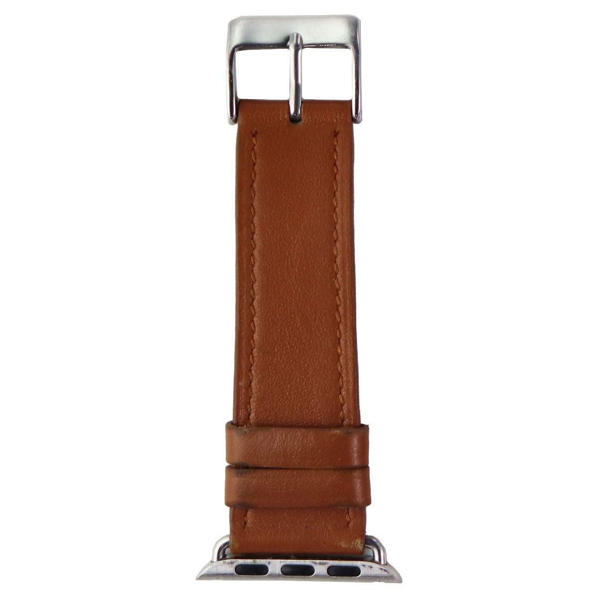Premium 40mm Genuine Leather Band for Apple Watch 40mm & 38mm Cases (All Series) - Brown Leather Strap - Perfect for Work, Gym & Everyday Wear