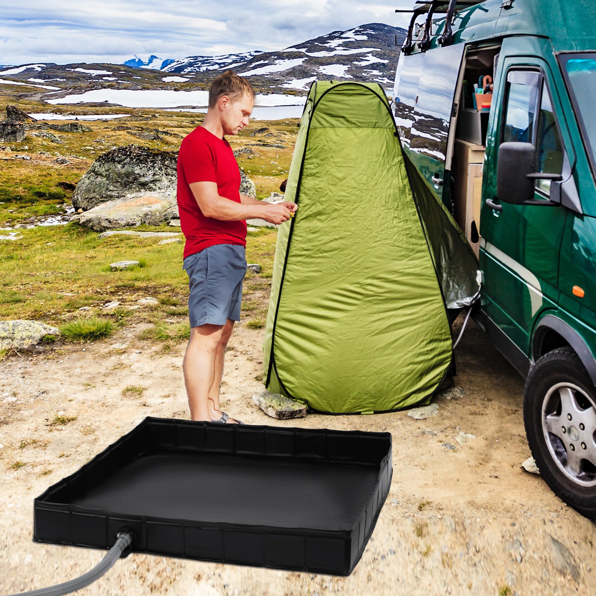 Foldable Shower Base 41