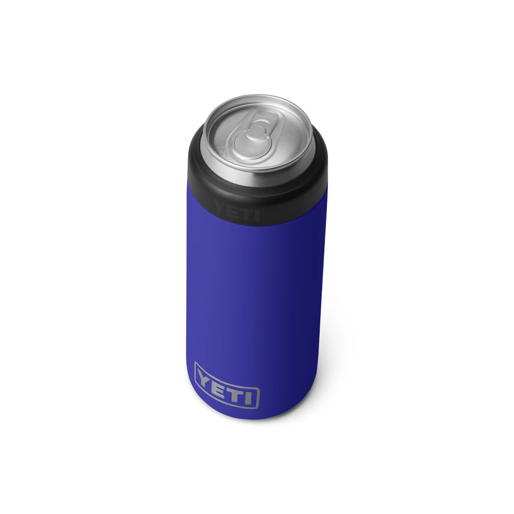 Yeti Rambler 12 oz Colster Slim Can Cooler - Insulated Stainless Steel Beer Can Holder for Camping, Tailgating & Outdoor Adventures