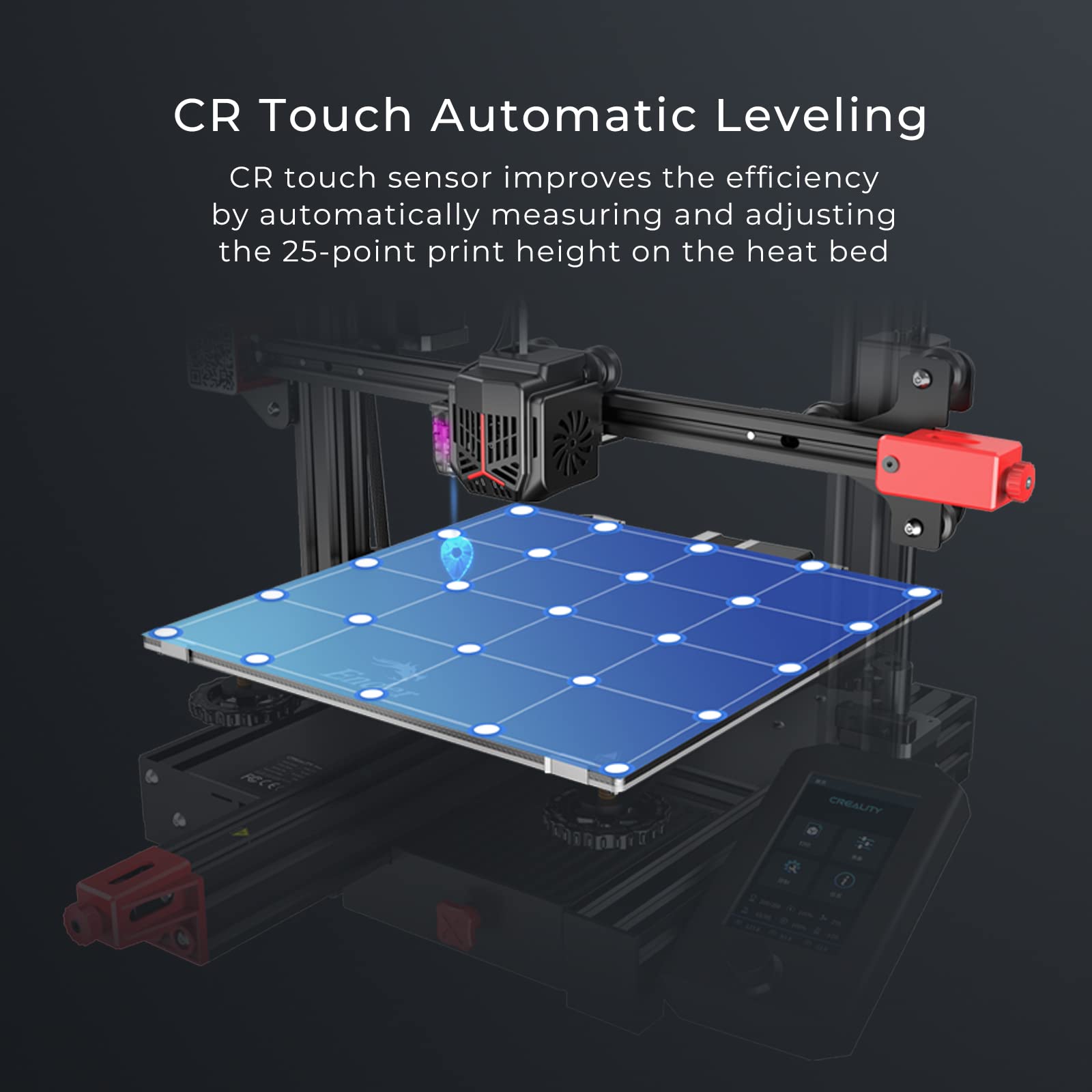 Creality Ender 3 Max Neo 3D Printer with CR Touch Auto Leveling | Dual Z-Axis & Full-Metal Extruder | Silent Mainboard & Filament Sensor | Large Print Size 11.8x11.8x12.6in | Perfect for Home DIY, Prototyping & Educational Projects
