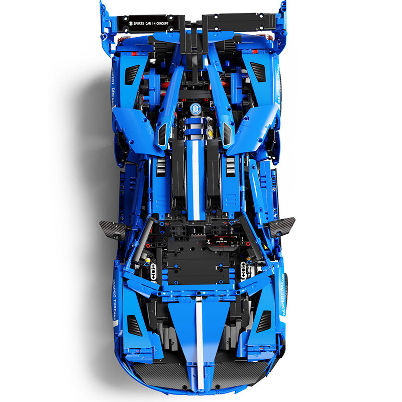 3624PCS MOYU MY88016 1:8 Scale Fu T Marisa GT Concept Supercar Building Blocks Set - Perfect for Car Enthusiasts, Collectors & STEM Education (Ideal Gift for Birthdays, Christmas & Model Car Display)