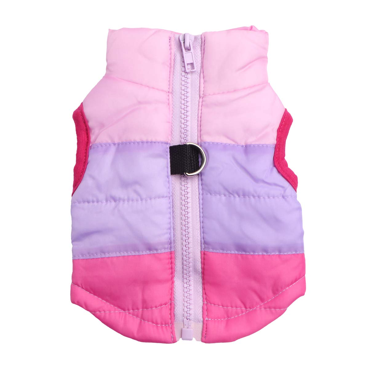 Waterproof Winter Dog Vest - Warm Pet Coat for Small Dogs (Size XS) in Rosy Purple & Pink - Ideal for Cold Weather Walks, Outdoor Adventures & Indoor Comfort