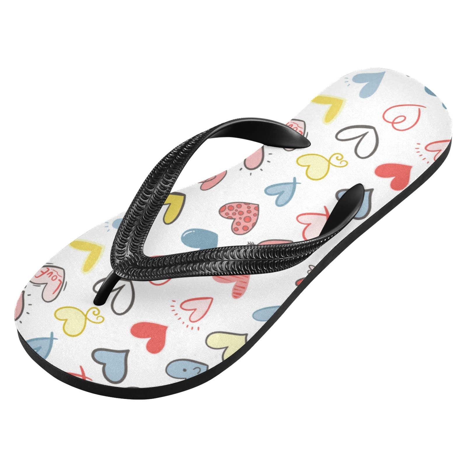 Non-Slip Rubber Flip Flops for Women & Men - Comfortable Beach Sandals with Straps for Summer, Travel, Pool Party & Shower - Perfect Vacation Slippers for Outdoor Activities