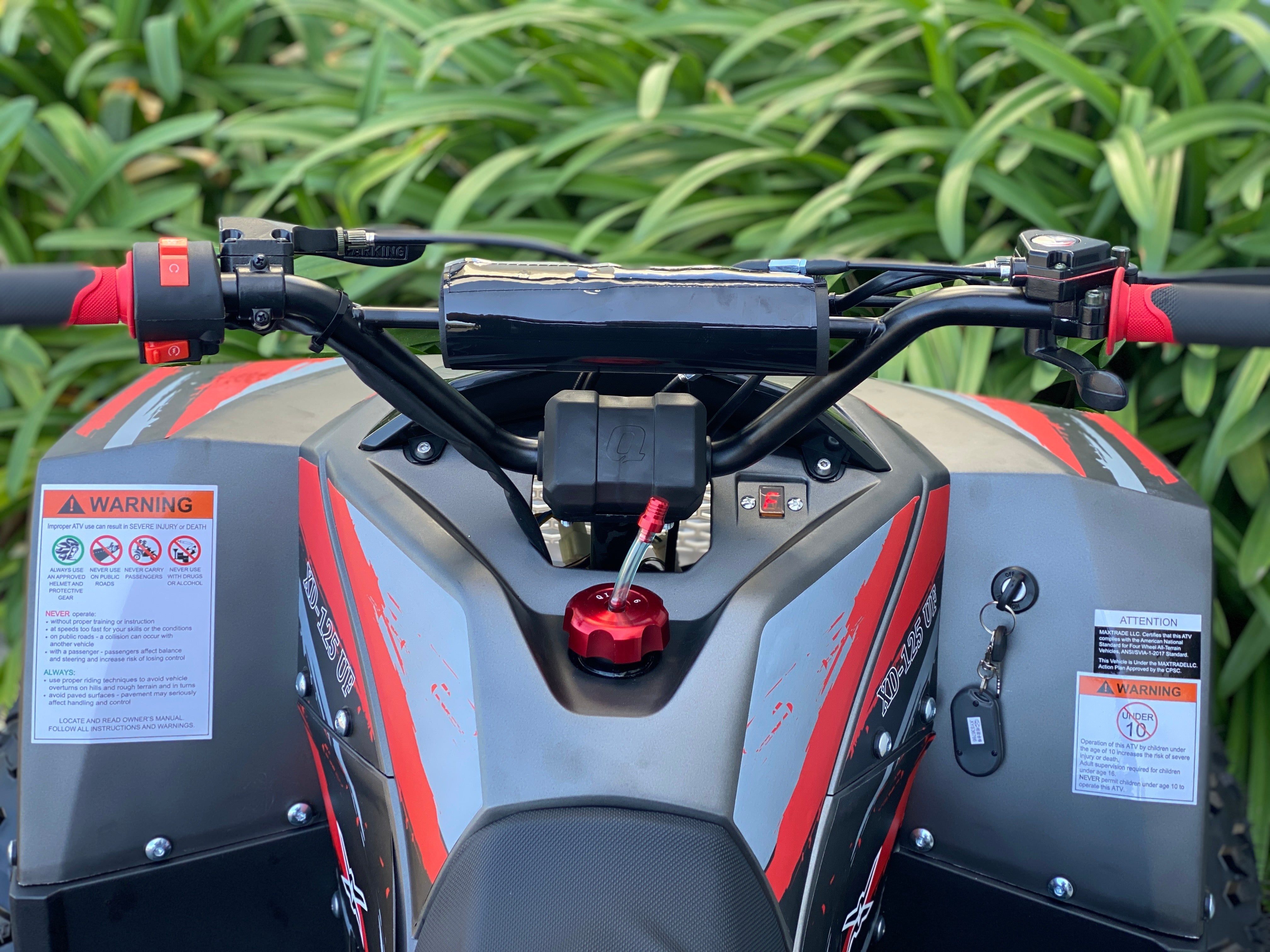 Venom Lander 125cc ATV - Fully Automatic with Reverse Gear | XD 125UF Dirt Bike for Adults & Teens | Perfect for Off-Road Trails, Farm Work & Outdoor Adventures