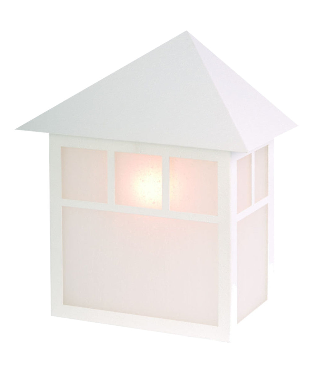 11H Artisan 1-Light Textured White Outdoor Wall Sconce - Weatherproof Exterior Lighting for Porch, Patio, Garden & Entryway