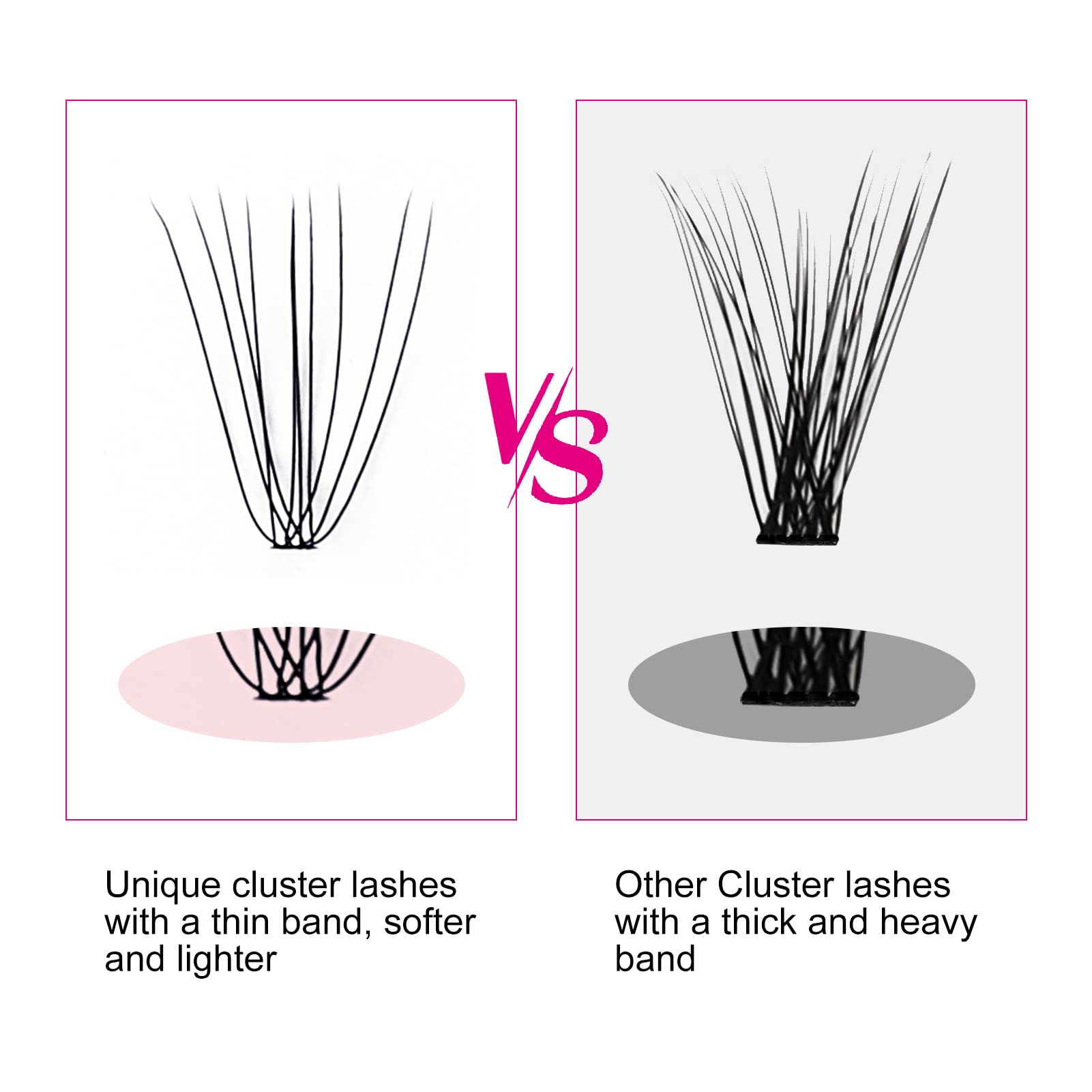 FADLASH 120pcs 10D C Curl Faux Mink Eyelash Extensions - Natural Soft Individual Lashes for Volume & Length (8-15mm, Black) | Reusable Cluster Lashes for Everyday Glam & Special Occasions
