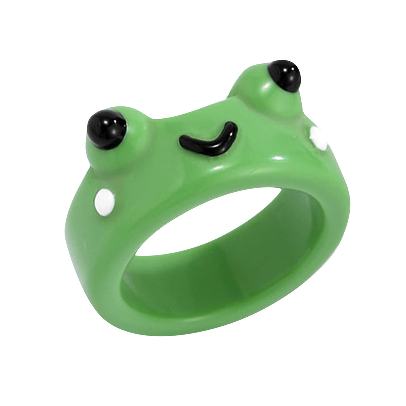 Dragon Eye Ring for Women & Girls - Stylish Polymer Resin Animal Jewelry Ring - Unique Fashion Gift for Summer & Travel - Green One Size Ring - Perfect for Parties, Cosplay & Everyday Wear
