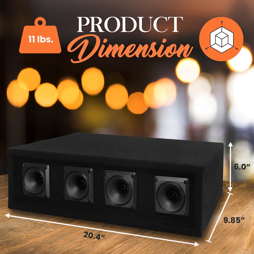 4-Way DJ Tweeter System - High-Quality Audio Speaker for Professional DJs, Clubs, and Live Events - Perfect for Clear Vocals and Crisp Highs