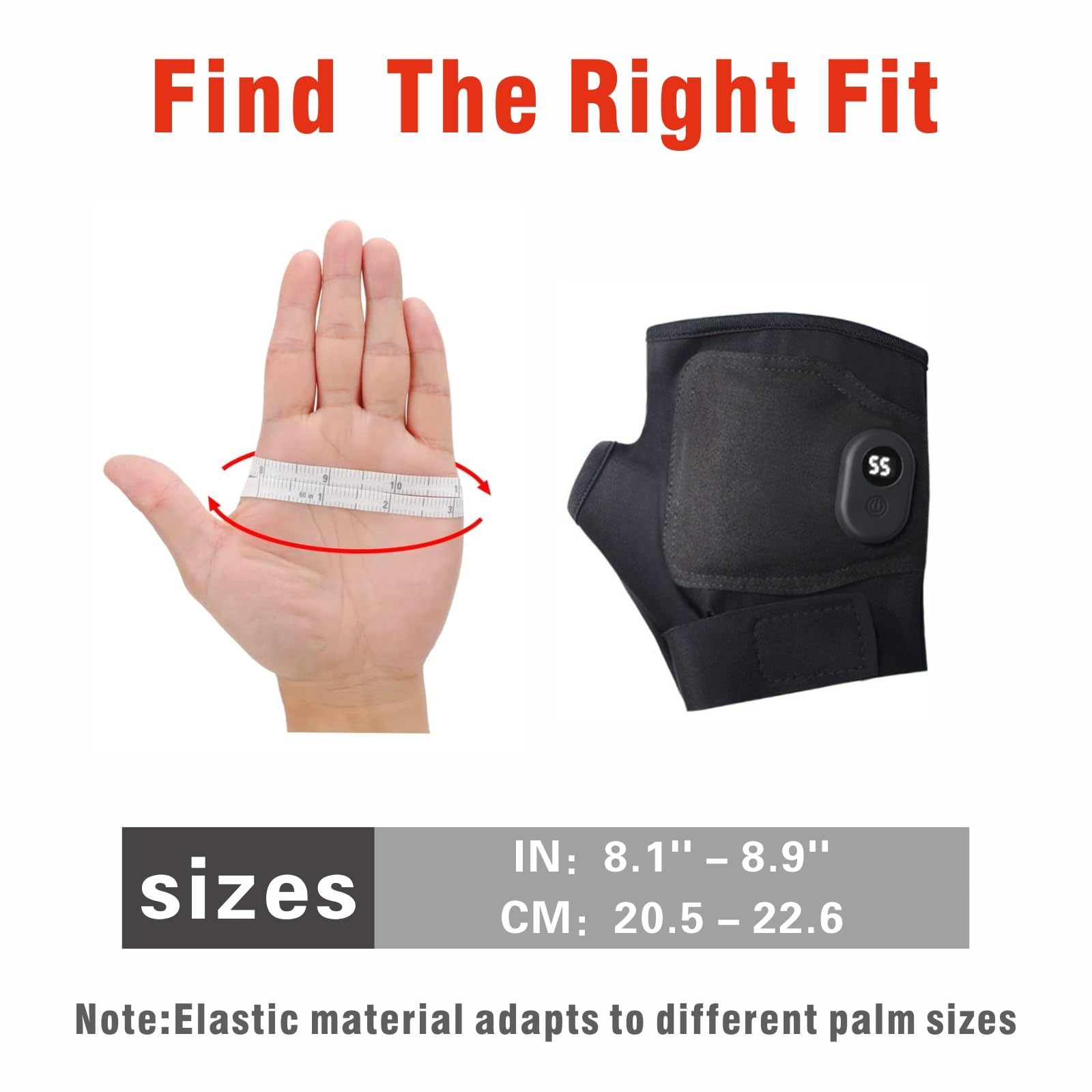 Electric Fingerless Heating Gloves for Writing - Rechargeable Hand Warmers for Students & Office Workers - Perfect for Indoor & Outdoor Use in Cold Weather, Typing, Studying, and Winter Activities