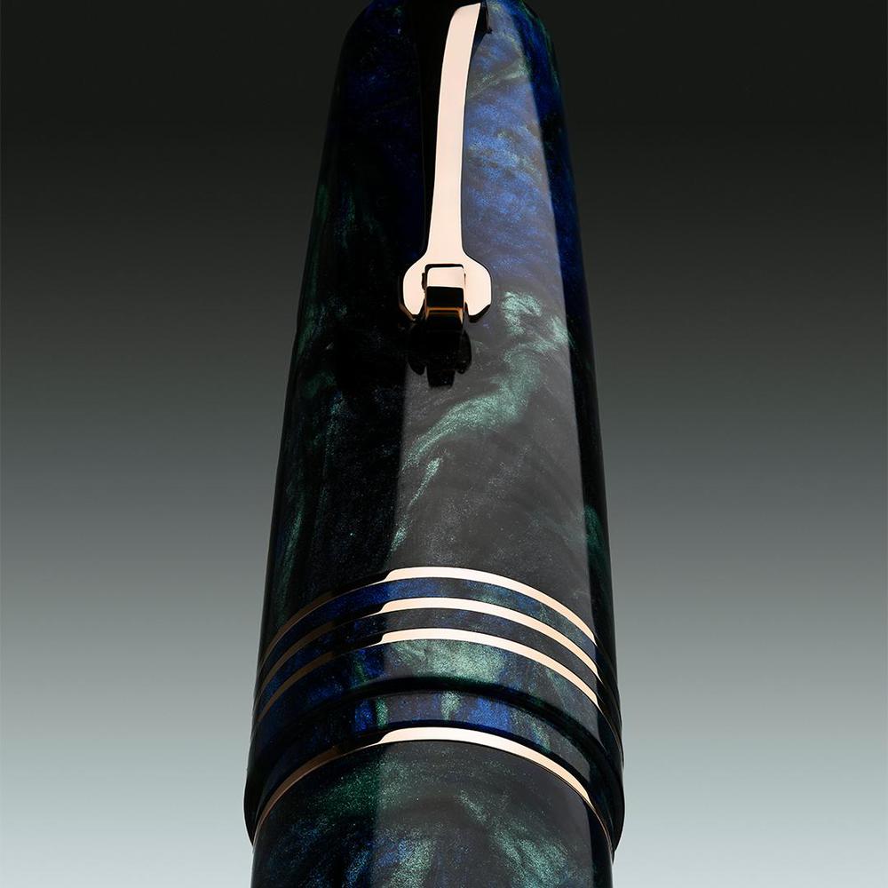Leonardo Momento Zero Grande 2.0 Limited Edition Fountain Pen (2025) - The Power of Flower Design, 6mm Stainless Steel Nib - Perfect for Calligraphy, Journaling & Signature Writing