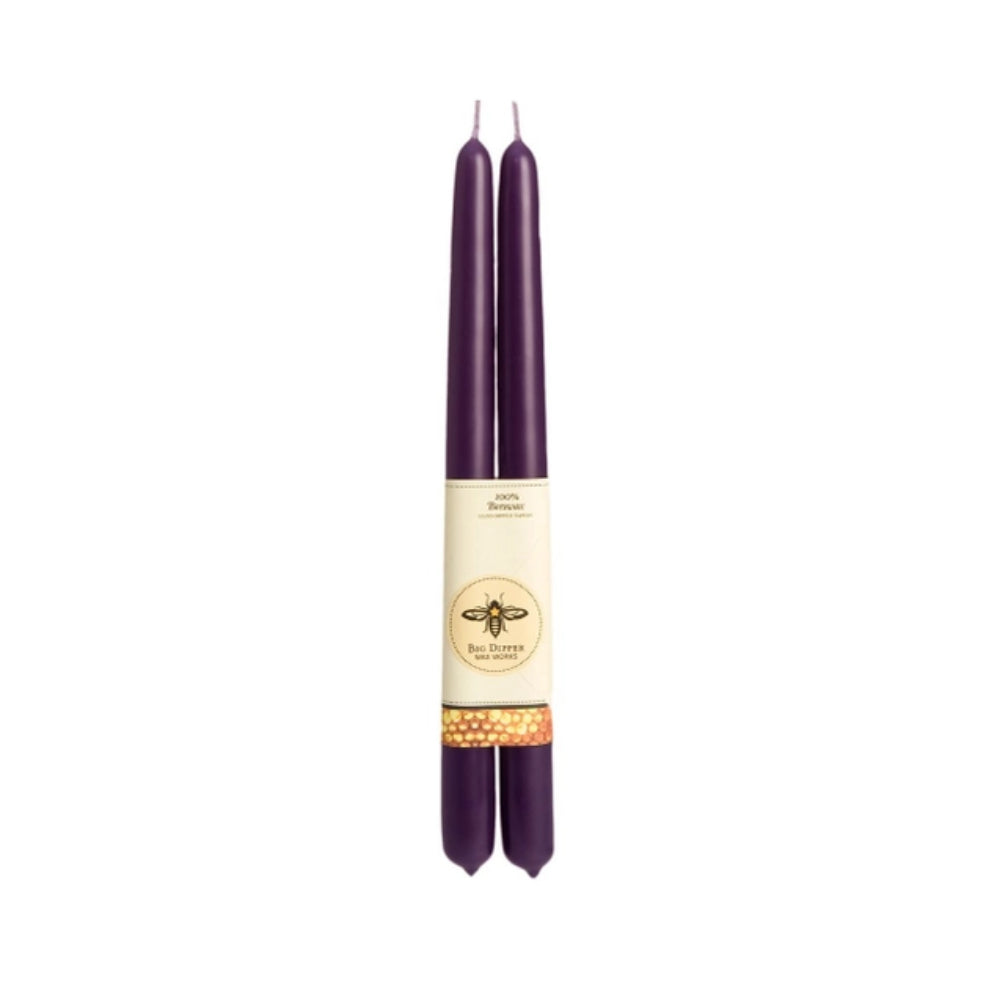 100% Pure Beeswax Taper Candles - Handmade Natural Beeswax Candles for Home Decor, Romantic Dinners, and Relaxing Ambiance | Eco-Friendly & Long-Lasting