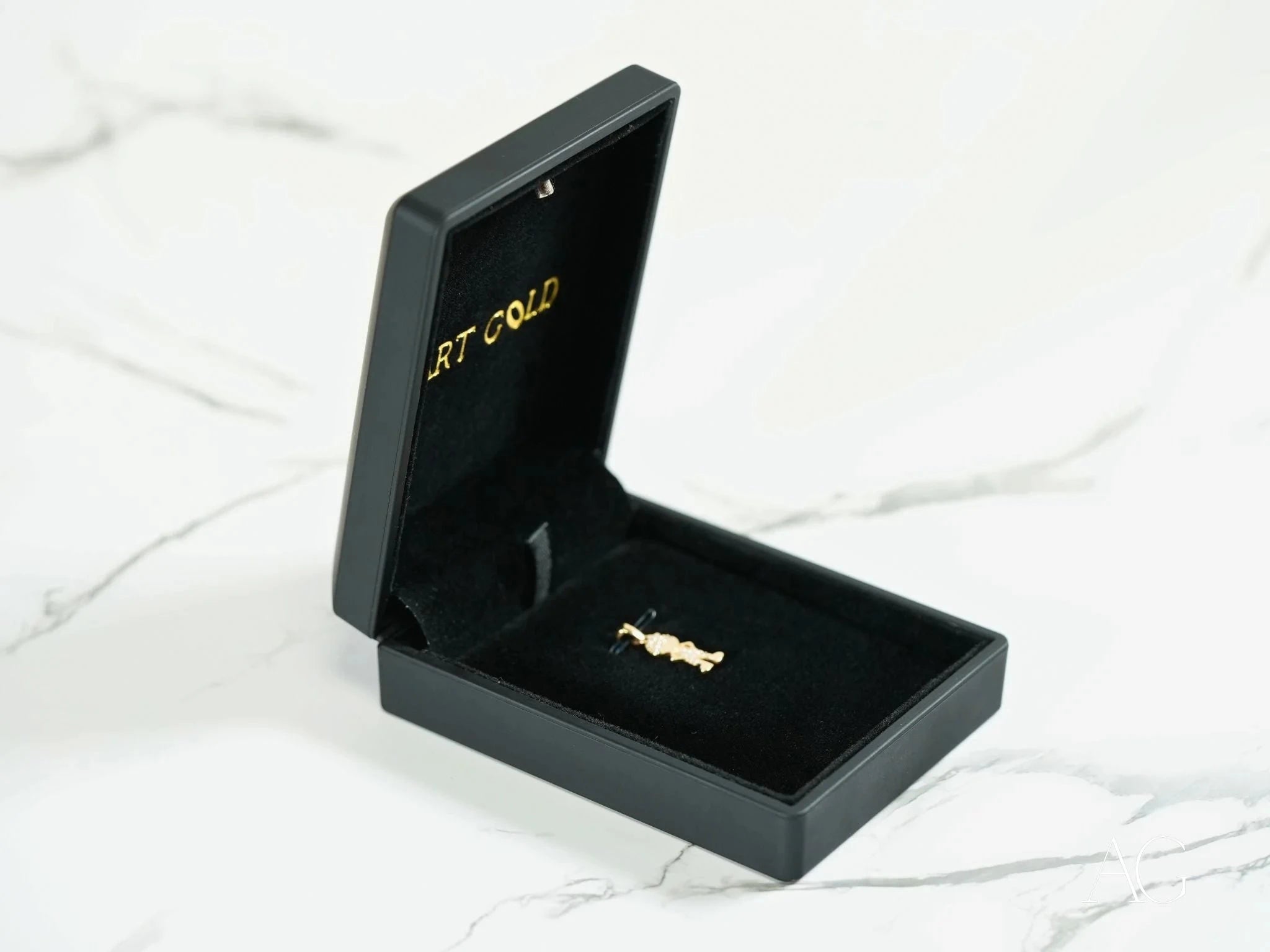 18K Gold CZ Boy Pendant Necklace for Men - Elegant & Durable Jewelry Gift for Birthday, Anniversary & Special Occasions