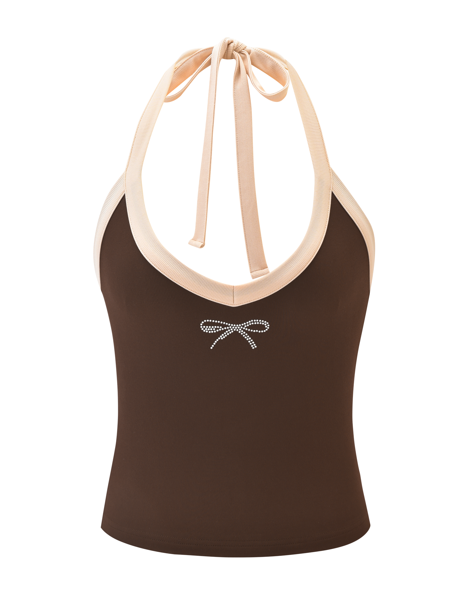 ALYSIA Women's Chocolate Brown Casual Top - Comfortable & Stylish Blouse for Everyday Wear, Work, and Outings