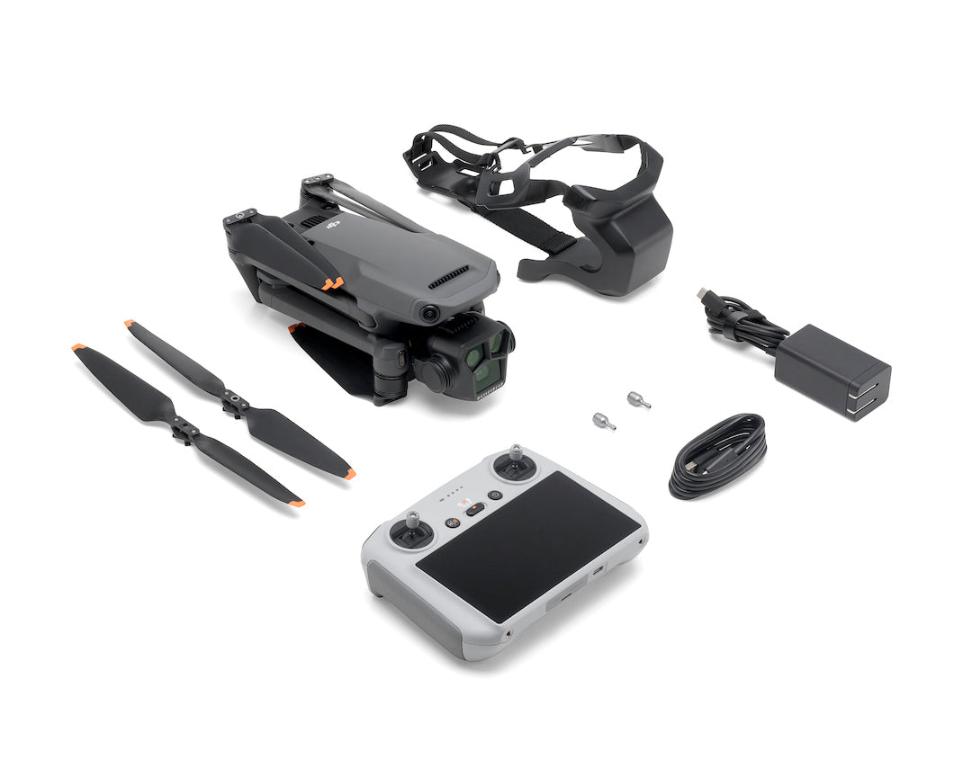 DJI Mavic 3 Pro Drone with DJI RC - 4K Camera, 5.1K Video, 46 Mins Flight Time, Omnidirectional Obstacle Sensing - Perfect for Aerial Photography, Travel Vlogging & Outdoor Adventures