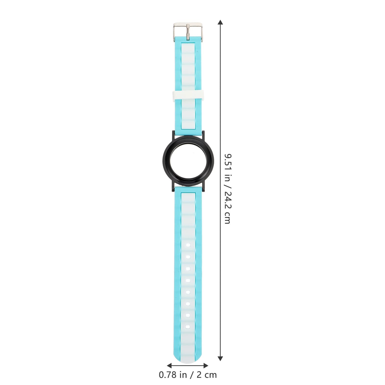 PHENOFICE Silicone Watch Band & Case - Durable Strap Wristband for Fitness Tracking Watches - Perfect for Running, Workouts & Daily Use
