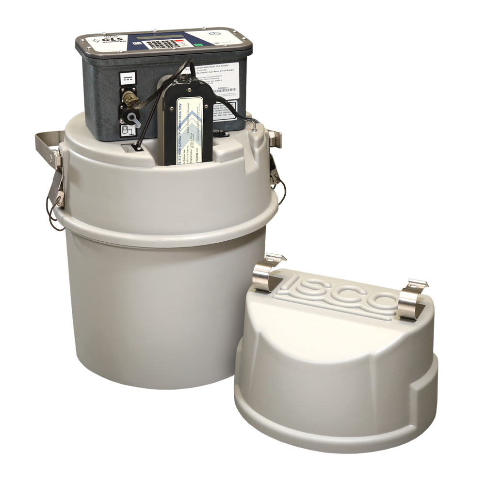 GLS Portable Composite Sampler with 1 Gallon Polypropylene Bottle - Water Testing Equipment for Environmental Monitoring & Industrial Sampling