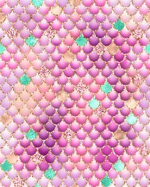Dreamlike Mermaid Fish Scale-13