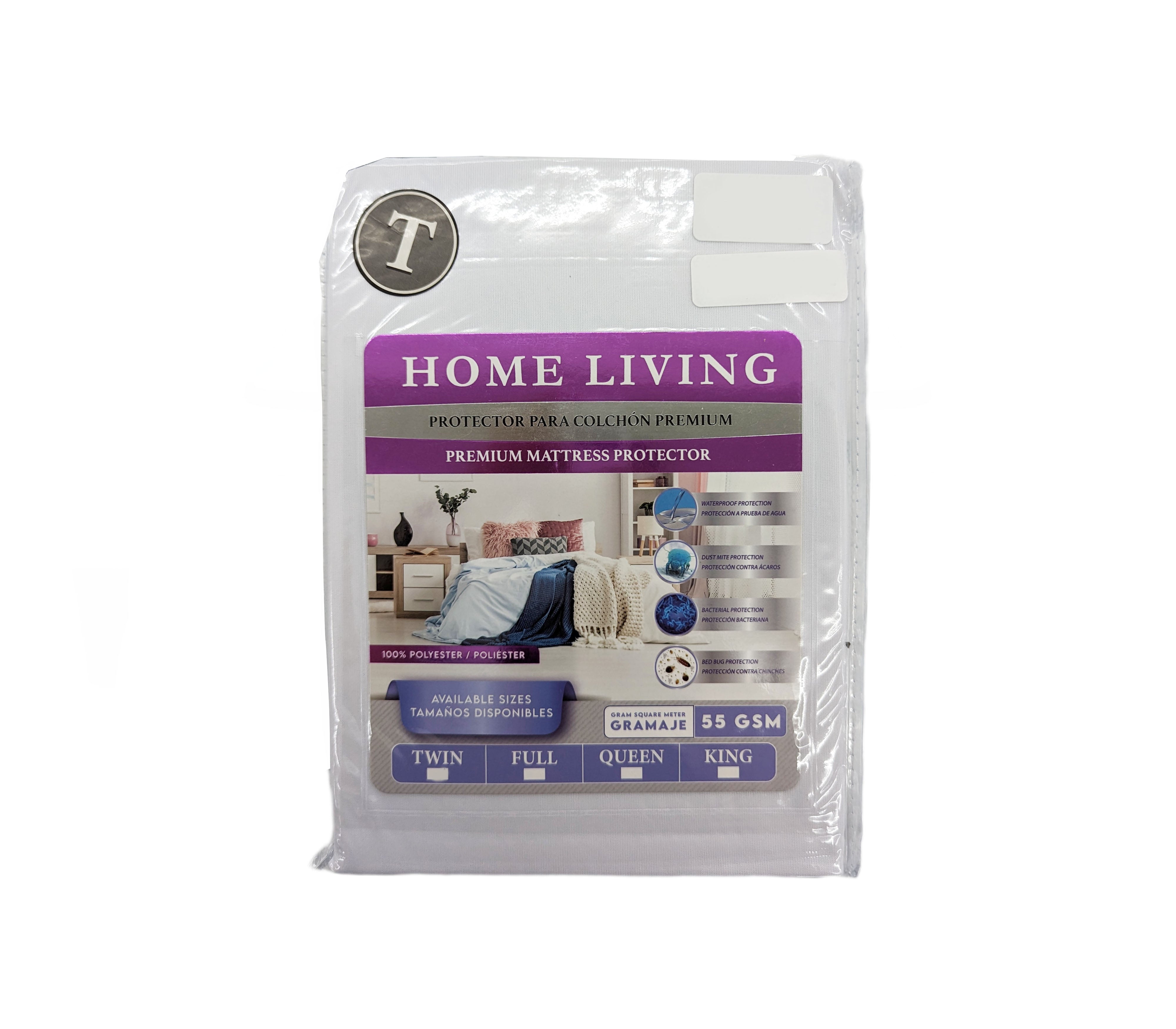 King Size Mattress Protector 78x80+16 Inch - Waterproof, Hypoallergenic, Breathable Bed Cover for Home & Guest Room Comfort