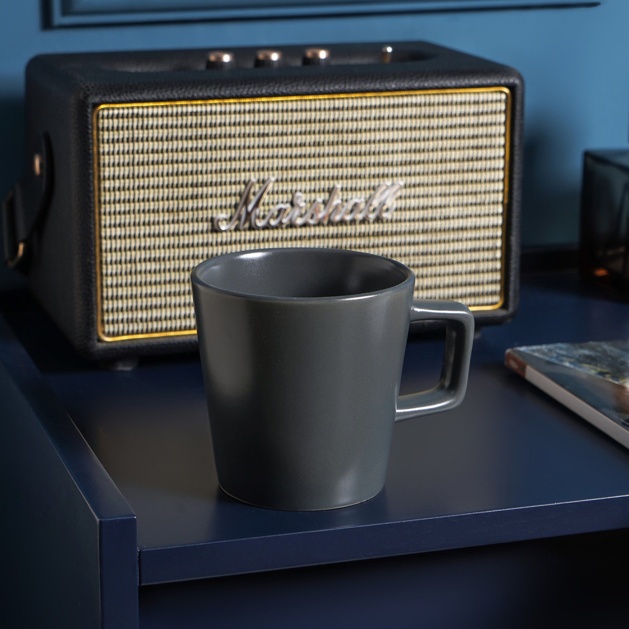 Premium Celina Stoneware Coffee Mug - Durable Gray Ceramic Cup for Hot & Cold Drinks - Perfect for Home, Office, or Gift Giving