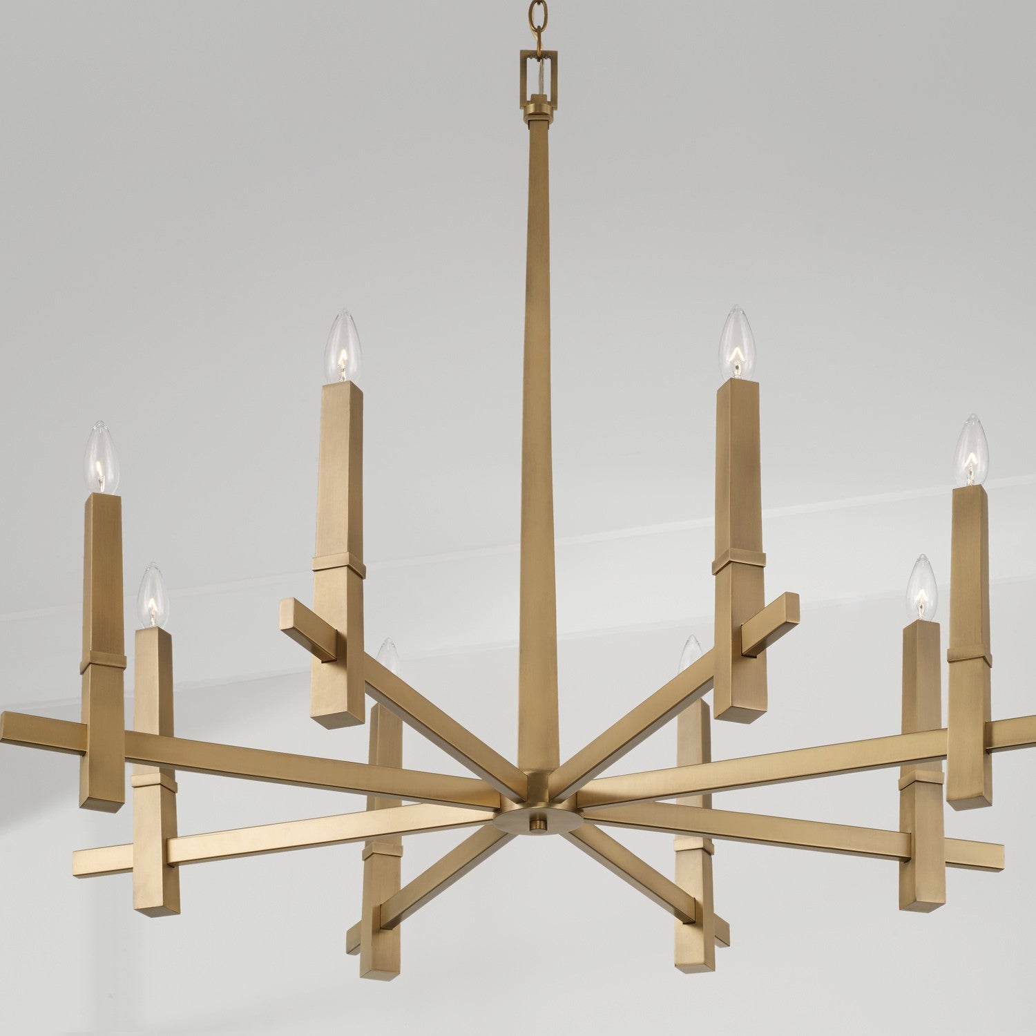 Capital Lighting 8-Light Chandelier - Elegant Crystal Ceiling Light Fixture for Dining Room, Living Room & Bedroom