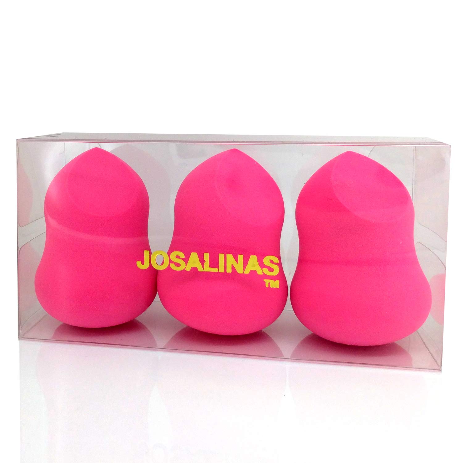 3 Pack Makeup Blender Sponges for Foundation, Powder & Cream - Soft Beauty Blending Sponge (Rose Pink) - Perfect for Flawless Makeup Application & Contouring